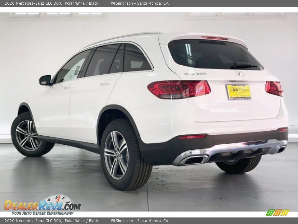 2020 Mercedes-Benz GLC 300 Polar White / Black Photo #2