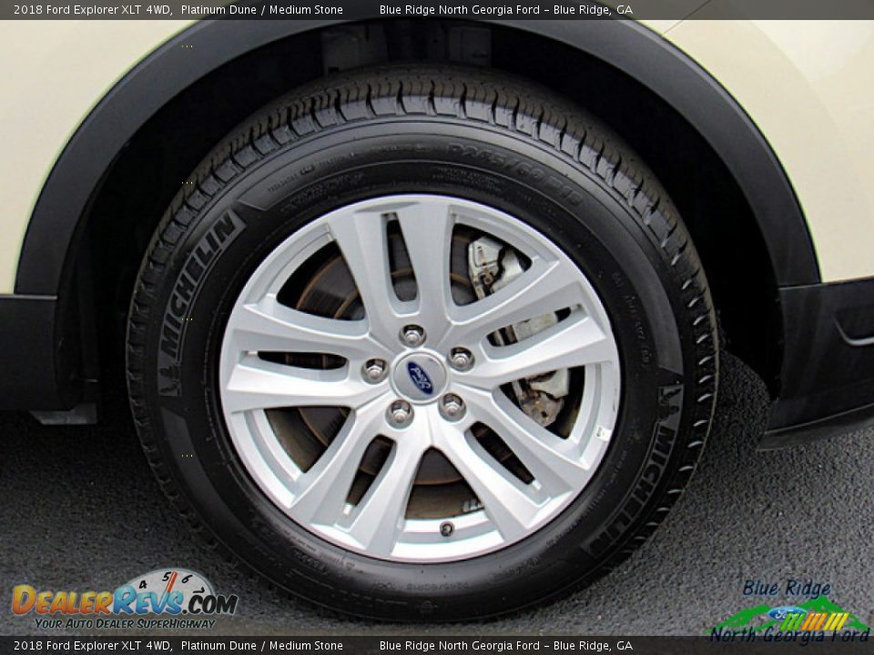 2018 Ford Explorer XLT 4WD Platinum Dune / Medium Stone Photo #9
