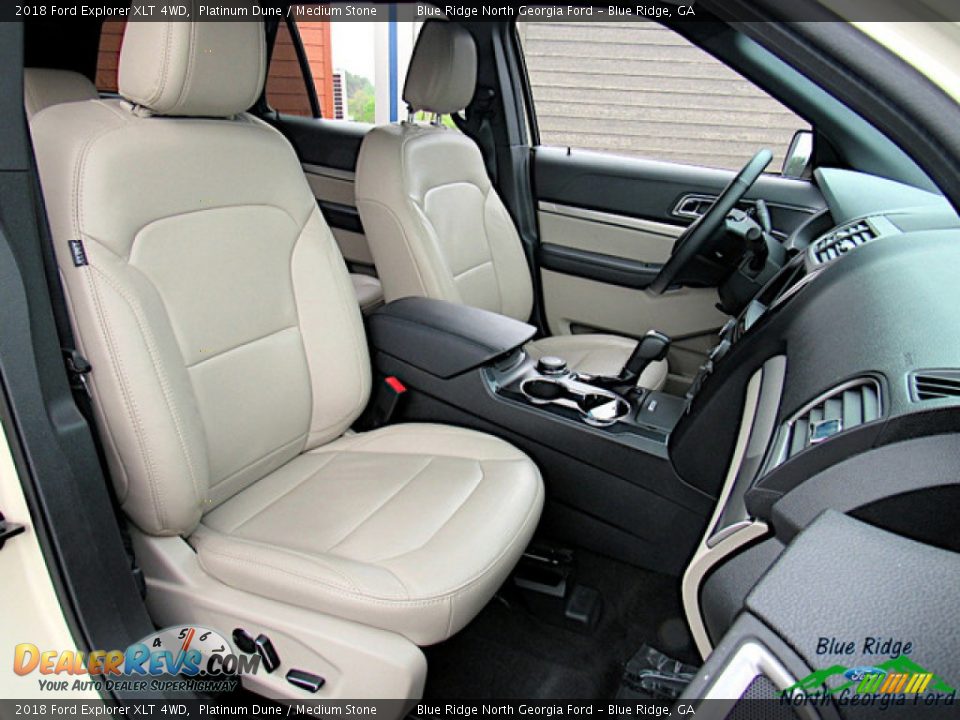 Medium Stone Interior - 2018 Ford Explorer XLT 4WD Photo #11