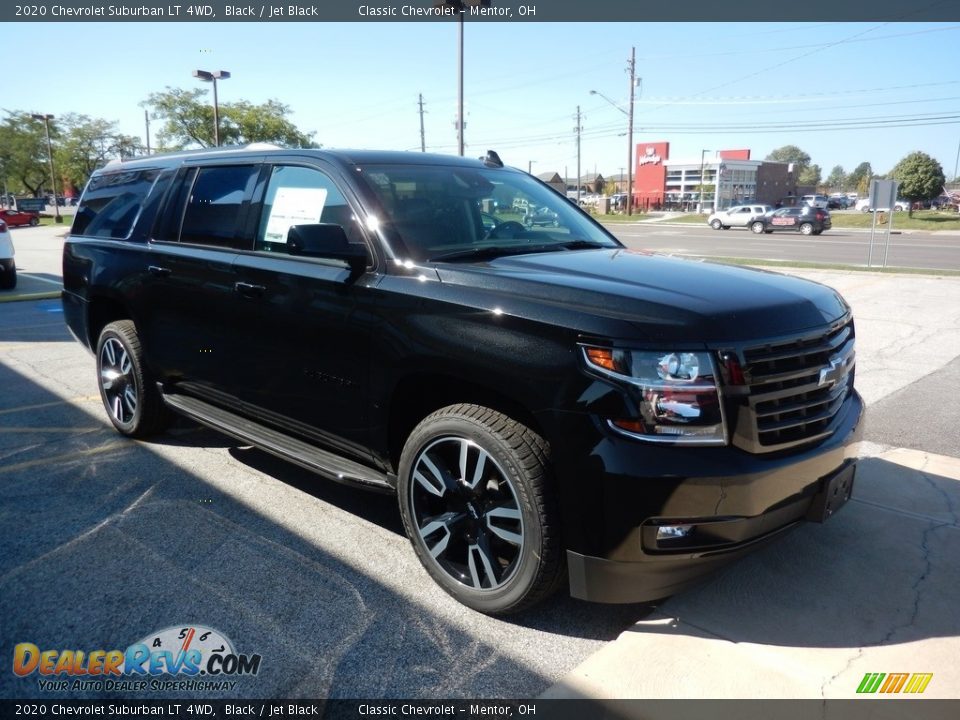 2020 Chevrolet Suburban LT 4WD Black / Jet Black Photo #3