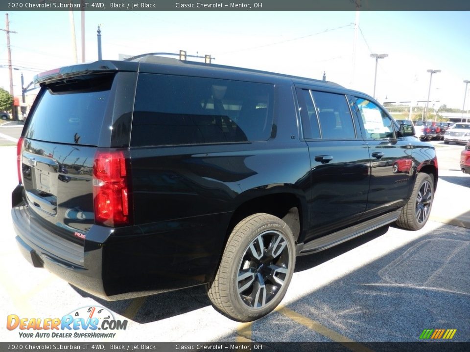 2020 Chevrolet Suburban LT 4WD Black / Jet Black Photo #4