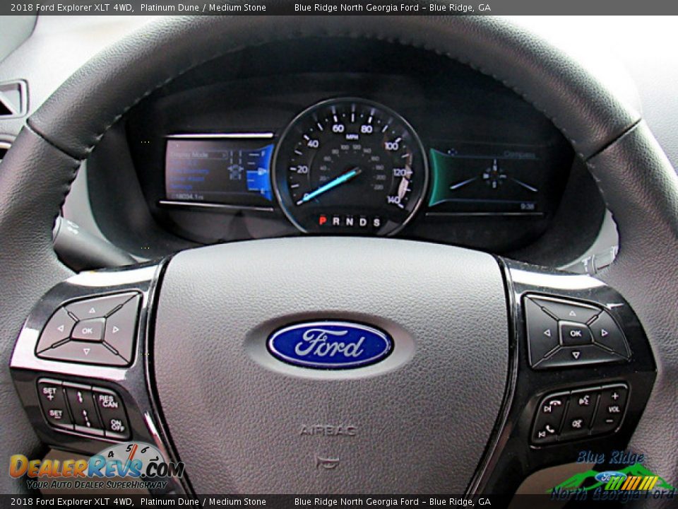2018 Ford Explorer XLT 4WD Platinum Dune / Medium Stone Photo #18