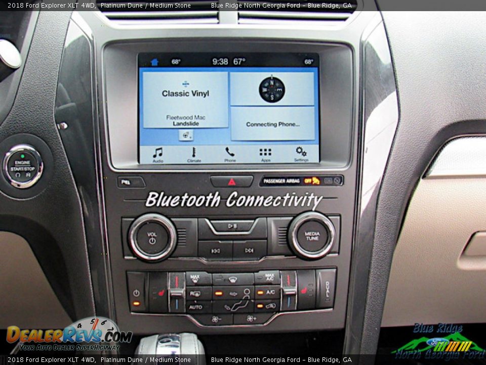 2018 Ford Explorer XLT 4WD Platinum Dune / Medium Stone Photo #19