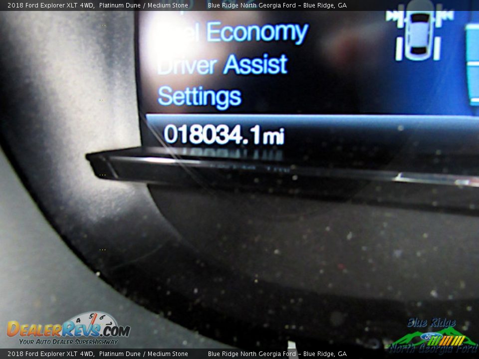 2018 Ford Explorer XLT 4WD Platinum Dune / Medium Stone Photo #20