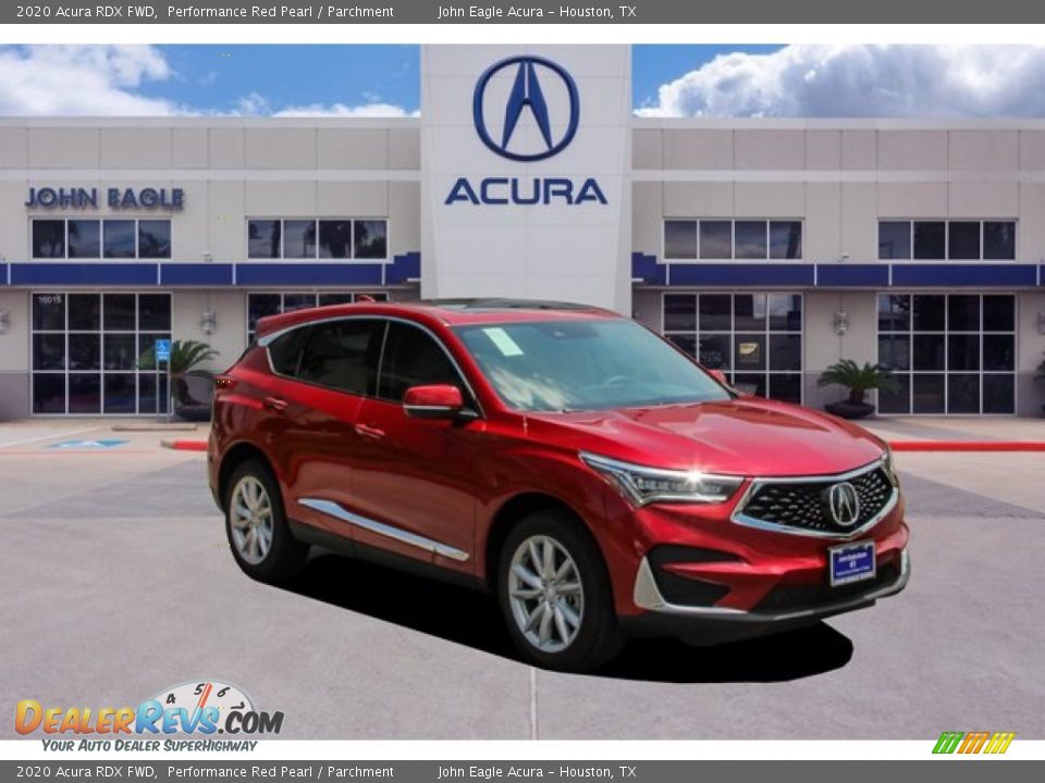 2020 Acura RDX FWD Performance Red Pearl / Parchment Photo #1