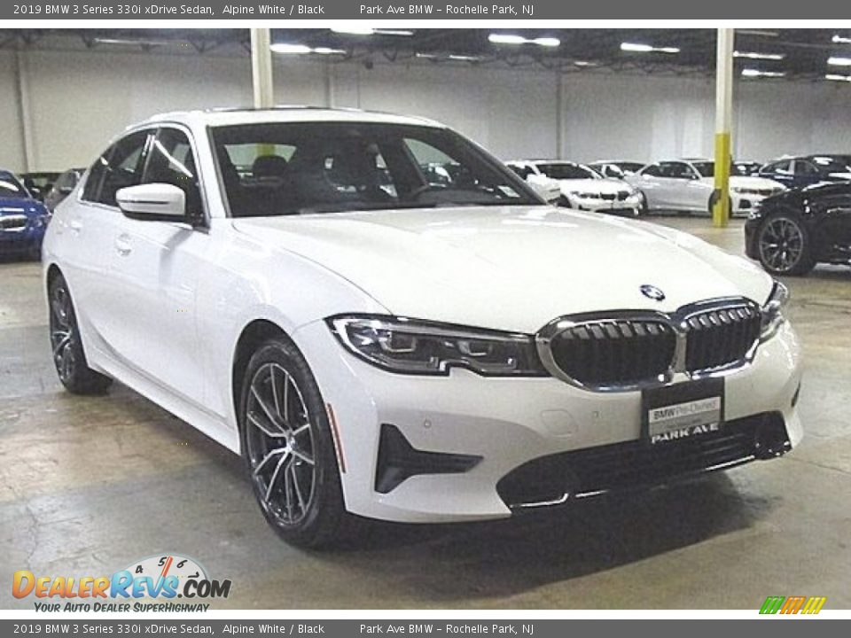 2019 BMW 3 Series 330i xDrive Sedan Alpine White / Black Photo #6