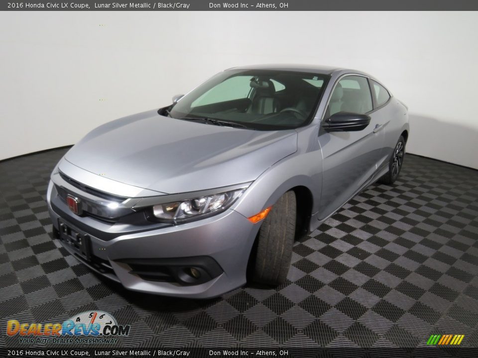 Front 3/4 View of 2016 Honda Civic LX Coupe Photo #8