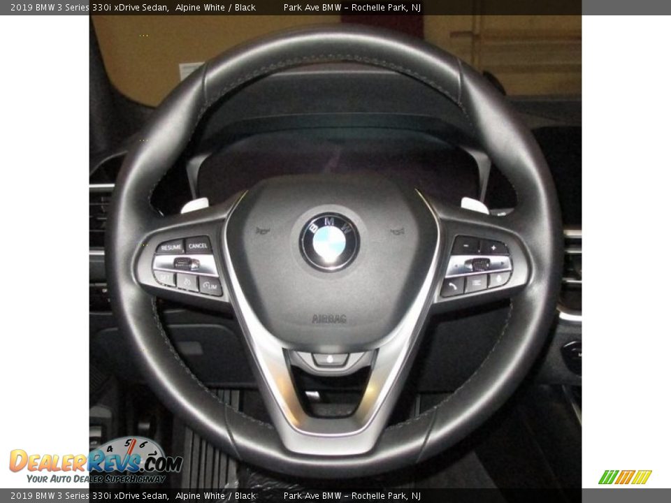 2019 BMW 3 Series 330i xDrive Sedan Alpine White / Black Photo #24