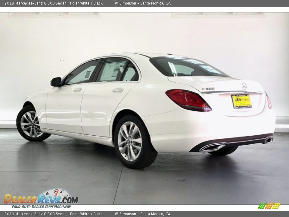 2019 Mercedes-Benz C 300 Sedan Polar White / Black Photo #2