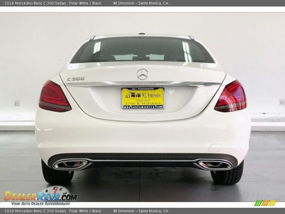 2019 Mercedes-Benz C 300 Sedan Polar White / Black Photo #3