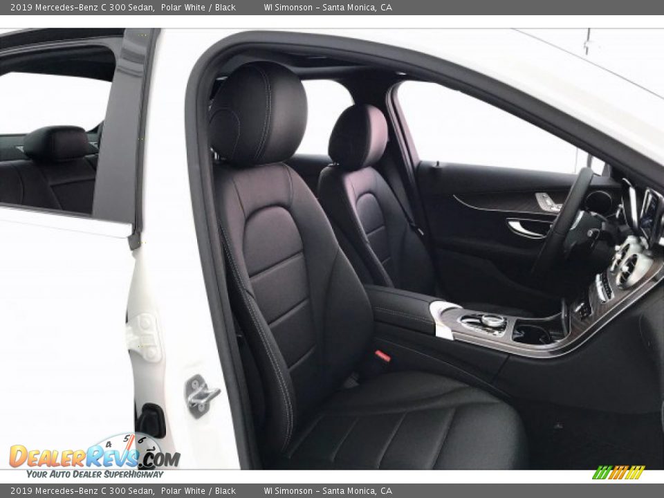 2019 Mercedes-Benz C 300 Sedan Polar White / Black Photo #5