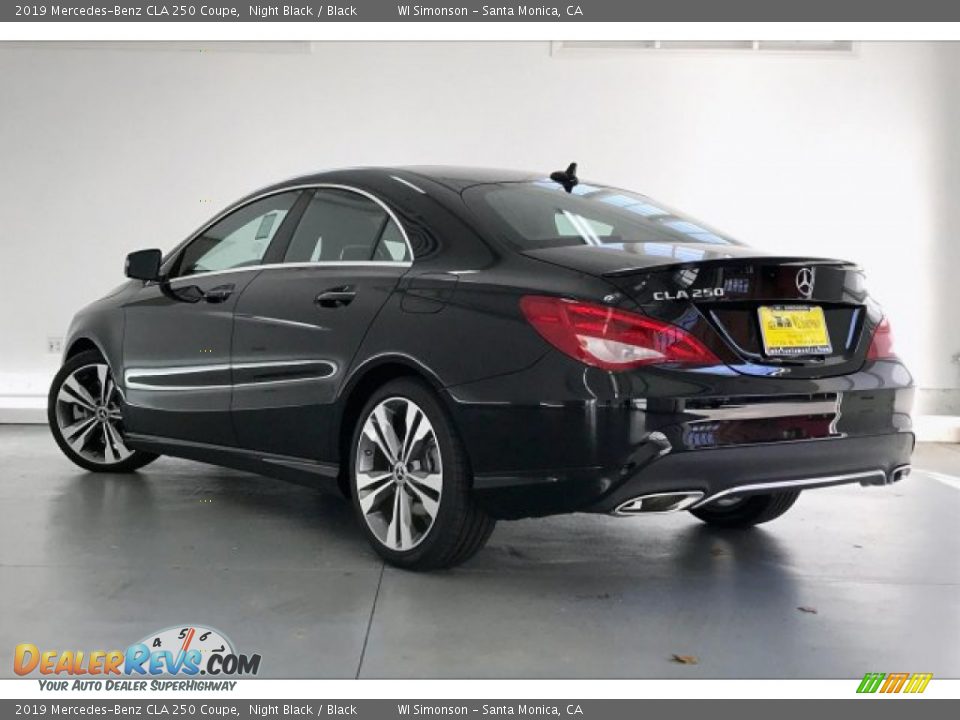 2019 Mercedes-Benz CLA 250 Coupe Night Black / Black Photo #2