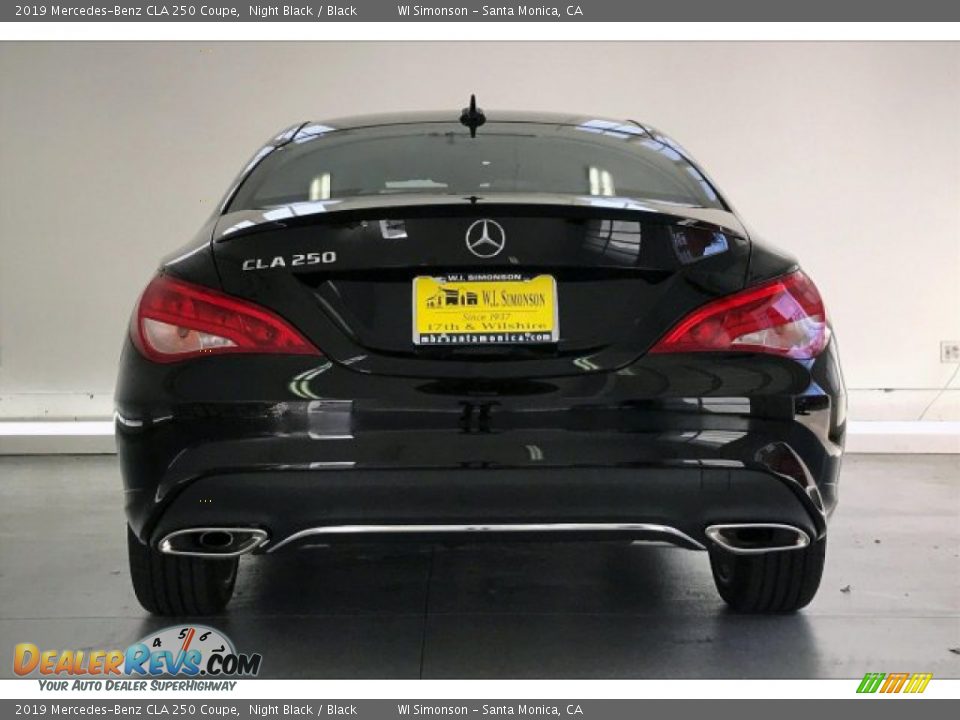 2019 Mercedes-Benz CLA 250 Coupe Night Black / Black Photo #3