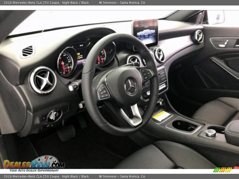 2019 Mercedes-Benz CLA 250 Coupe Night Black / Black Photo #4