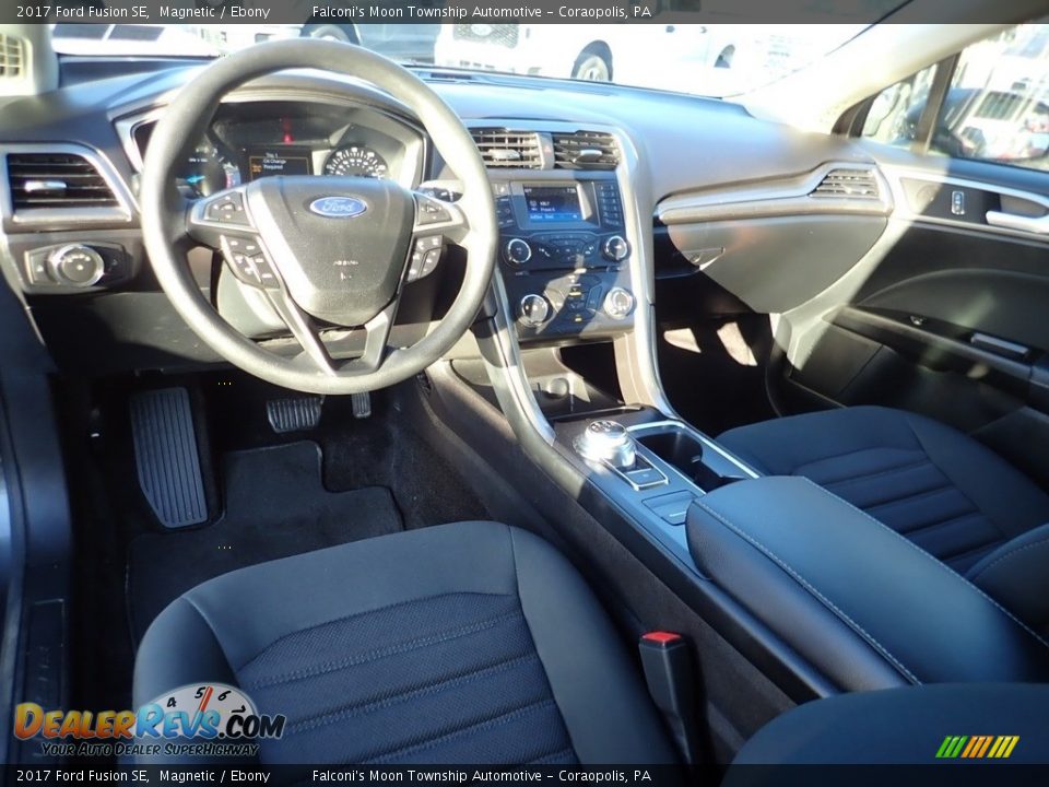 2017 Ford Fusion SE Magnetic / Ebony Photo #17