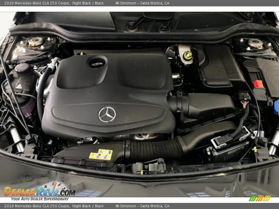 2019 Mercedes-Benz CLA 250 Coupe Night Black / Black Photo #8
