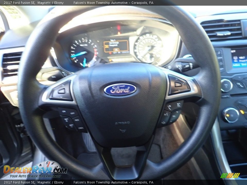 2017 Ford Fusion SE Magnetic / Ebony Photo #21