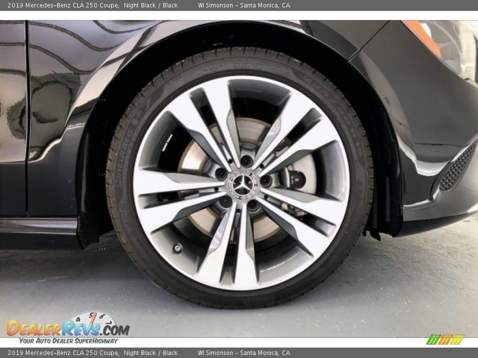 2019 Mercedes-Benz CLA 250 Coupe Night Black / Black Photo #9