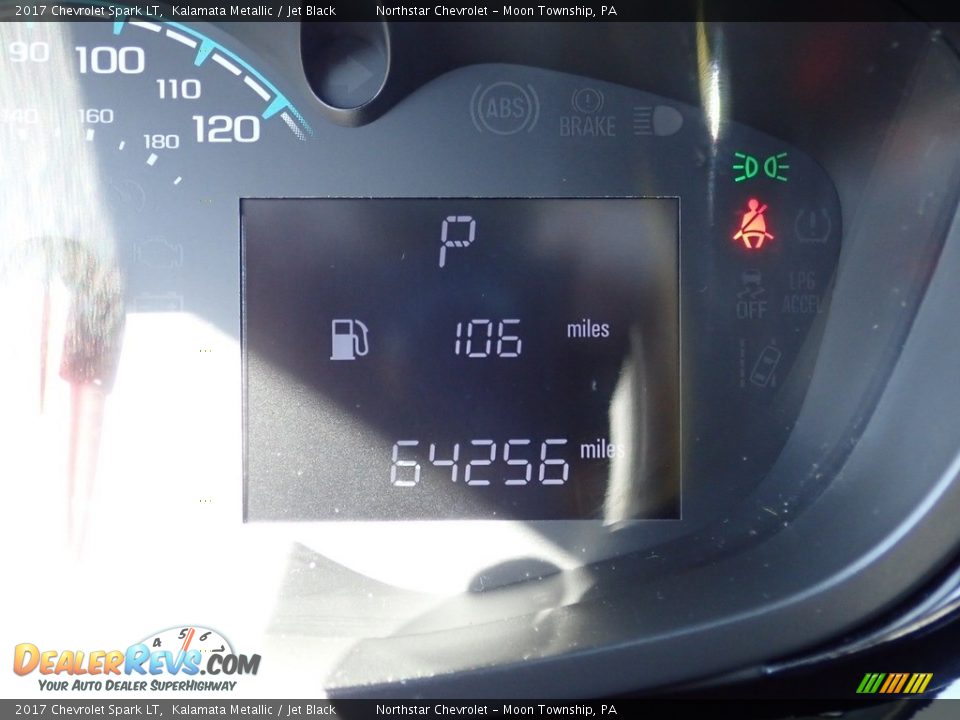 2017 Chevrolet Spark LT Kalamata Metallic / Jet Black Photo #29