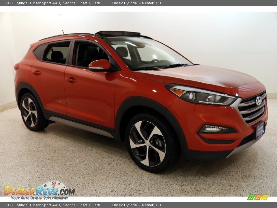 2017 Hyundai Tucson Sport AWD Sedona Sunset / Black Photo #1