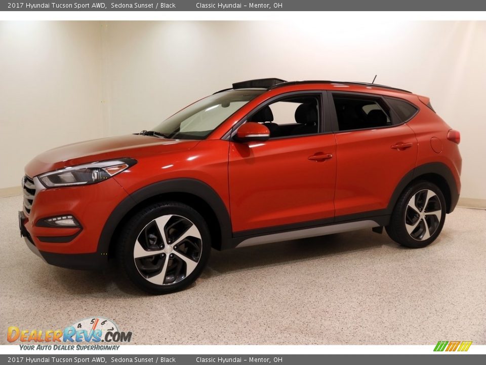 2017 Hyundai Tucson Sport AWD Sedona Sunset / Black Photo #3