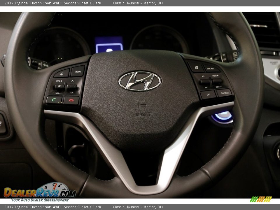 2017 Hyundai Tucson Sport AWD Sedona Sunset / Black Photo #7