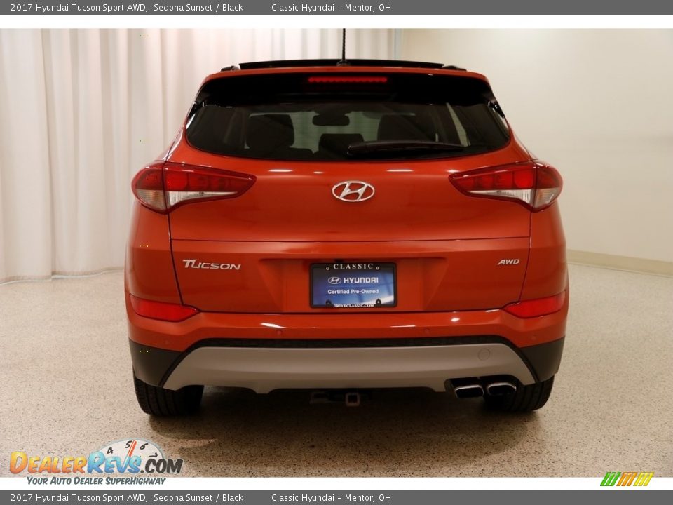 2017 Hyundai Tucson Sport AWD Sedona Sunset / Black Photo #18