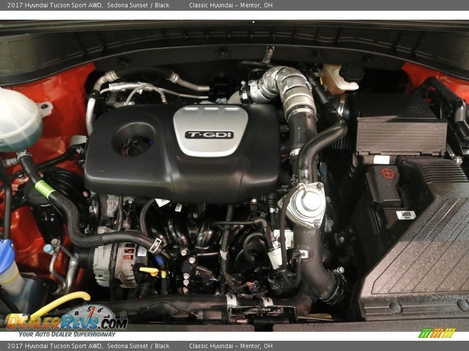 2017 Hyundai Tucson Sport AWD Sedona Sunset / Black Photo #19