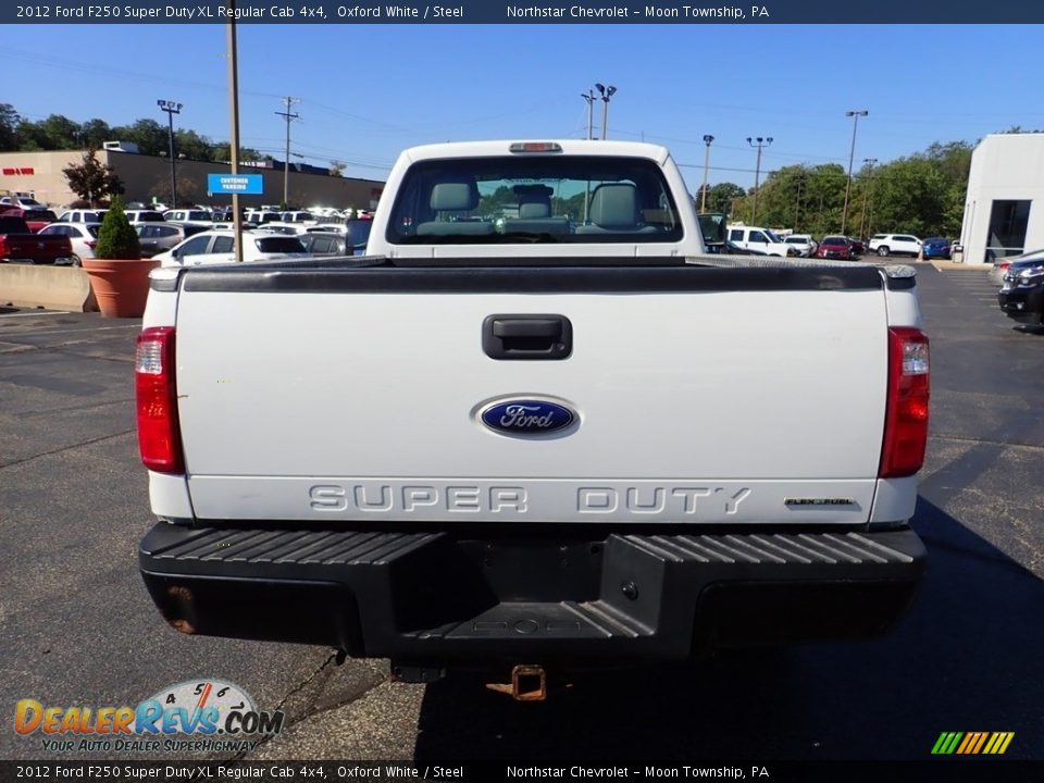 2012 Ford F250 Super Duty XL Regular Cab 4x4 Oxford White / Steel Photo #8