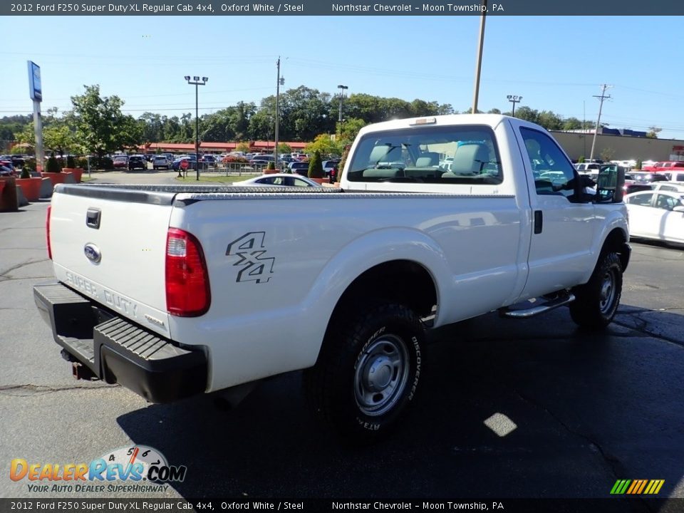 2012 Ford F250 Super Duty XL Regular Cab 4x4 Oxford White / Steel Photo #10