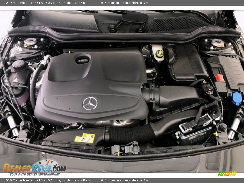 2019 Mercedes-Benz CLA 250 Coupe Night Black / Black Photo #8