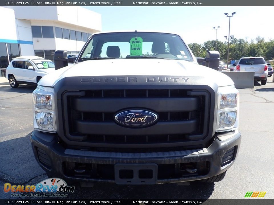 2012 Ford F250 Super Duty XL Regular Cab 4x4 Oxford White / Steel Photo #16
