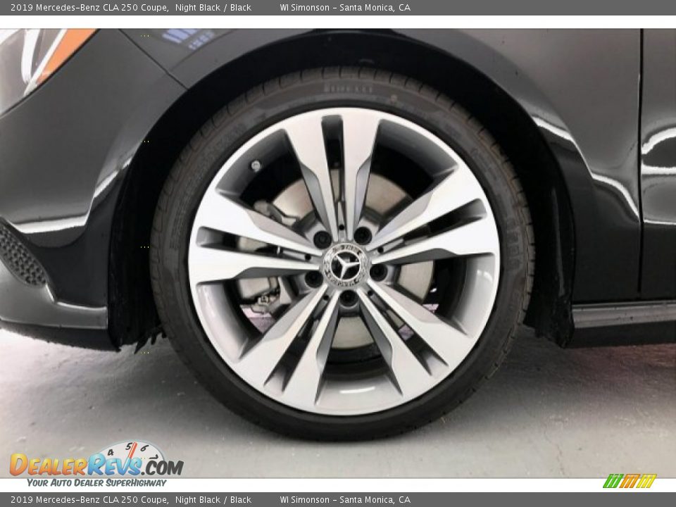 2019 Mercedes-Benz CLA 250 Coupe Night Black / Black Photo #9