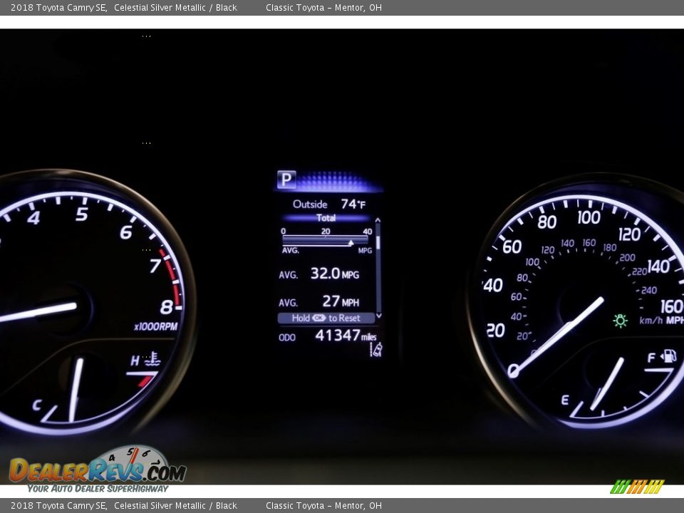 2018 Toyota Camry SE Gauges Photo #8