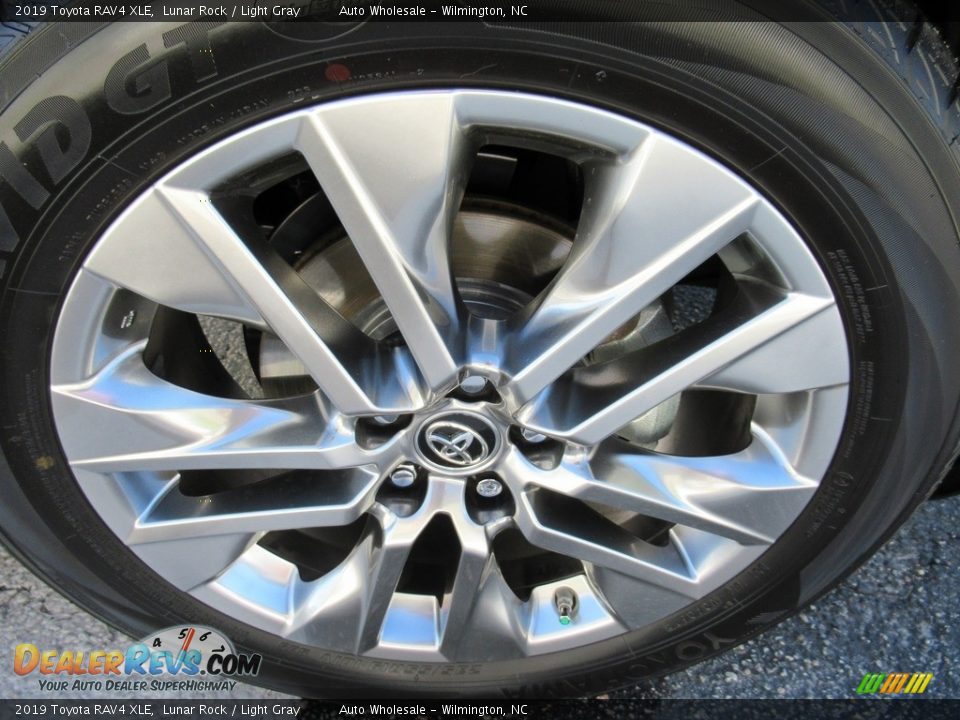 2019 Toyota RAV4 XLE Lunar Rock / Light Gray Photo #7