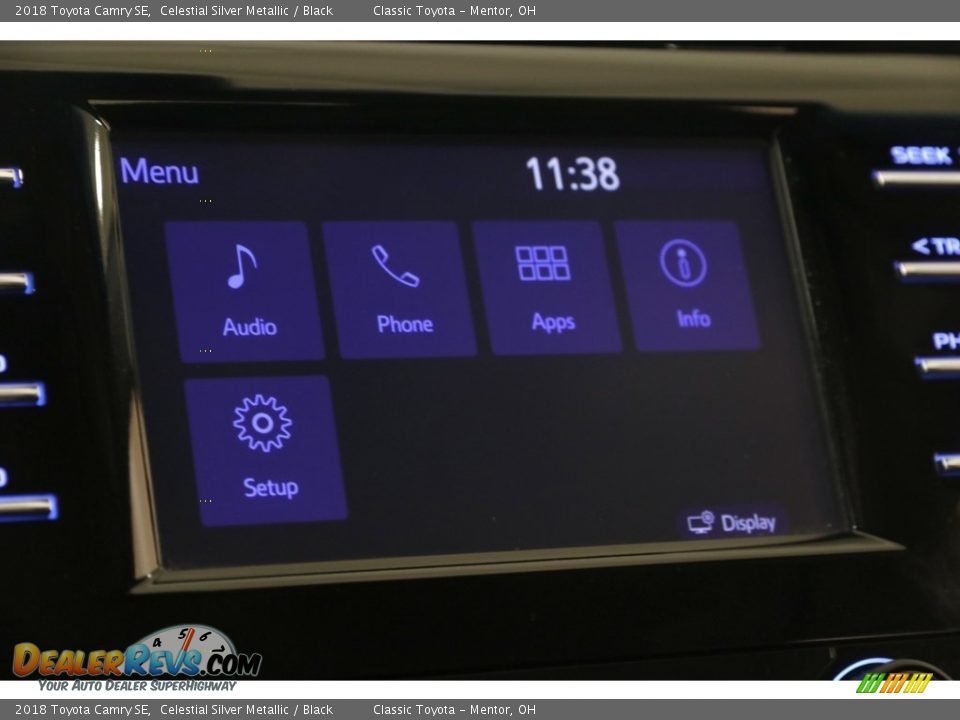 2018 Toyota Camry SE Celestial Silver Metallic / Black Photo #10