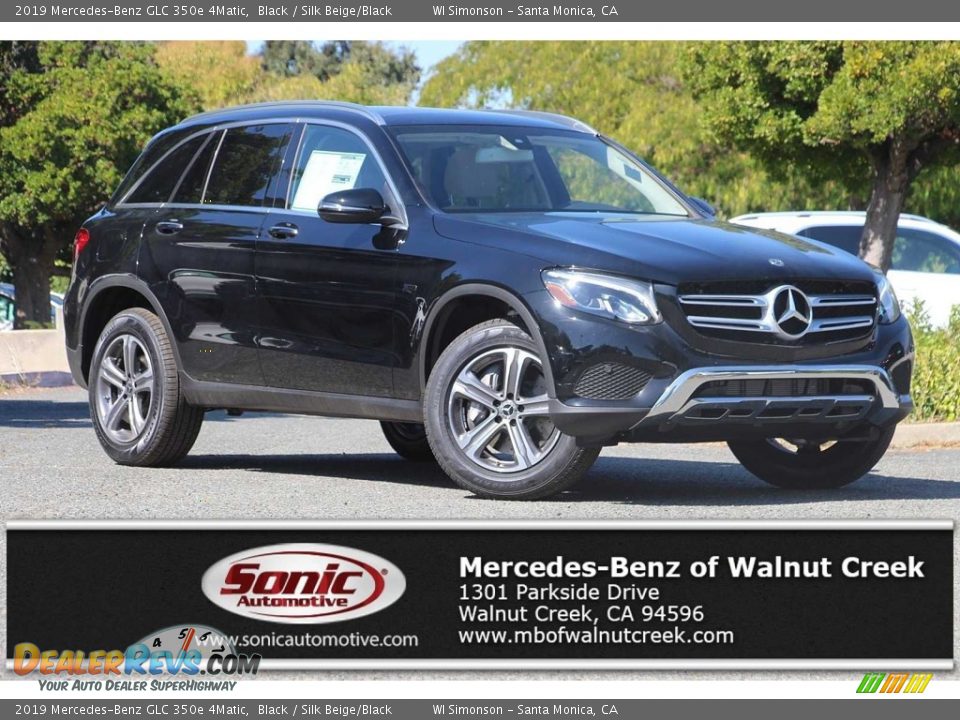 2019 Mercedes-Benz GLC 350e 4Matic Black / Silk Beige/Black Photo #1