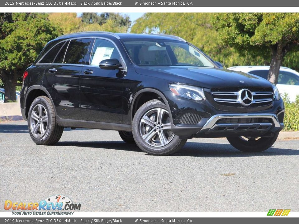 2019 Mercedes-Benz GLC 350e 4Matic Black / Silk Beige/Black Photo #2