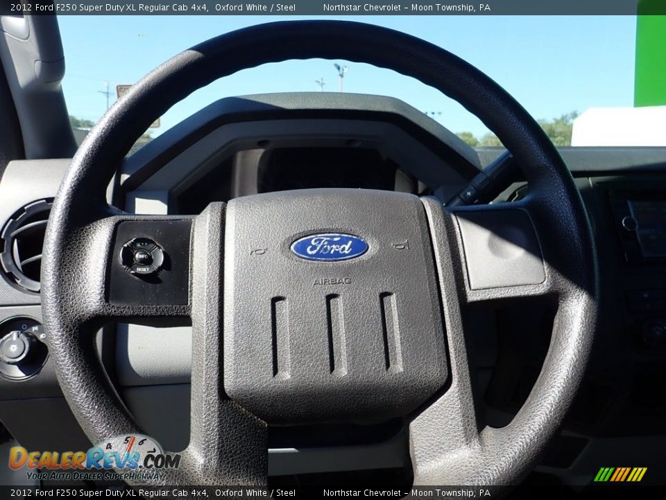 2012 Ford F250 Super Duty XL Regular Cab 4x4 Oxford White / Steel Photo #27