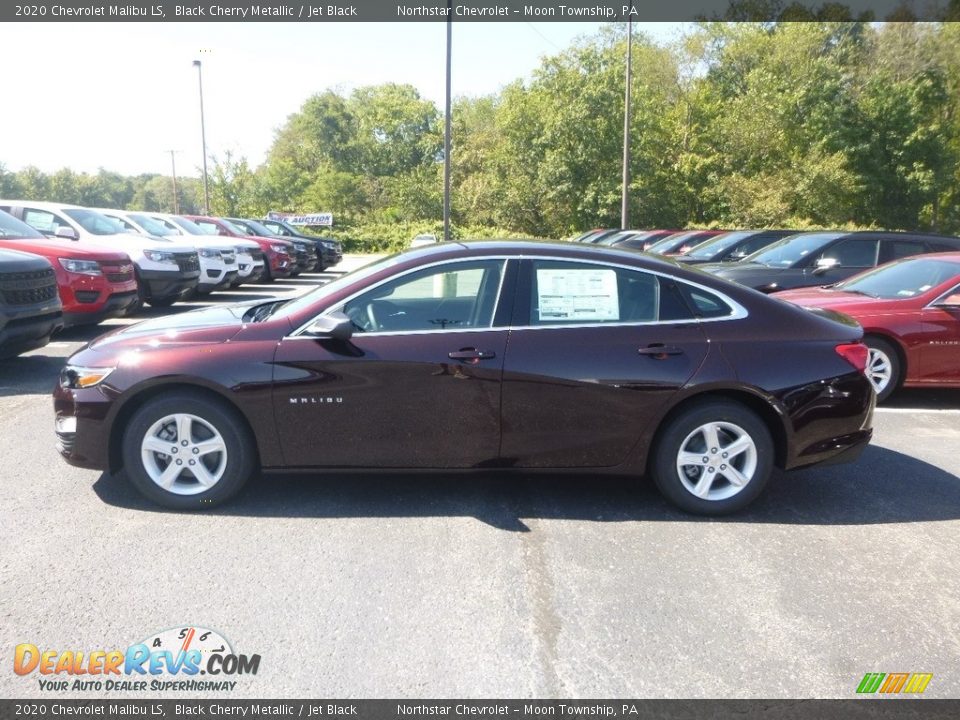 2020 Chevrolet Malibu LS Black Cherry Metallic / Jet Black Photo #2