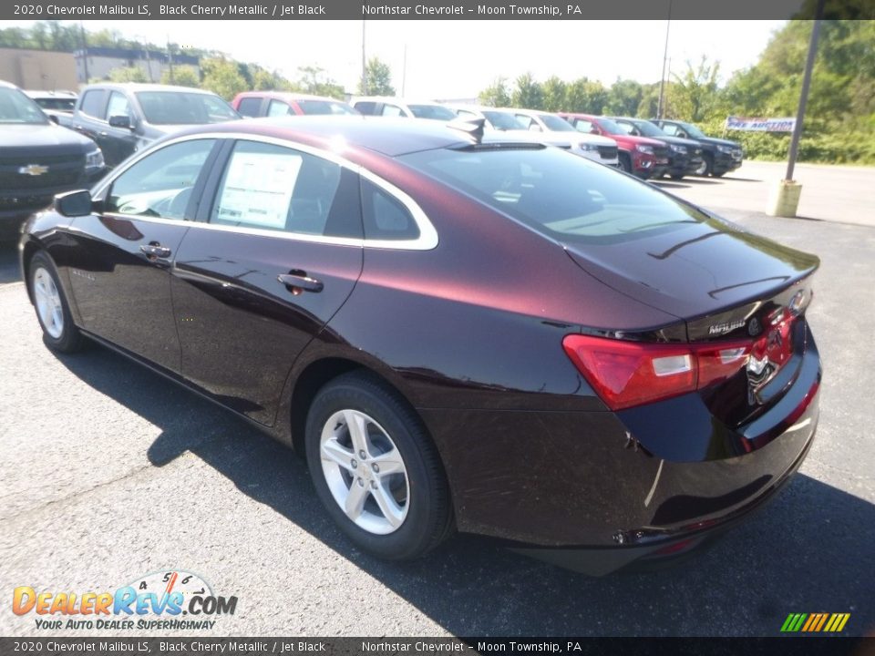 2020 Chevrolet Malibu LS Black Cherry Metallic / Jet Black Photo #3