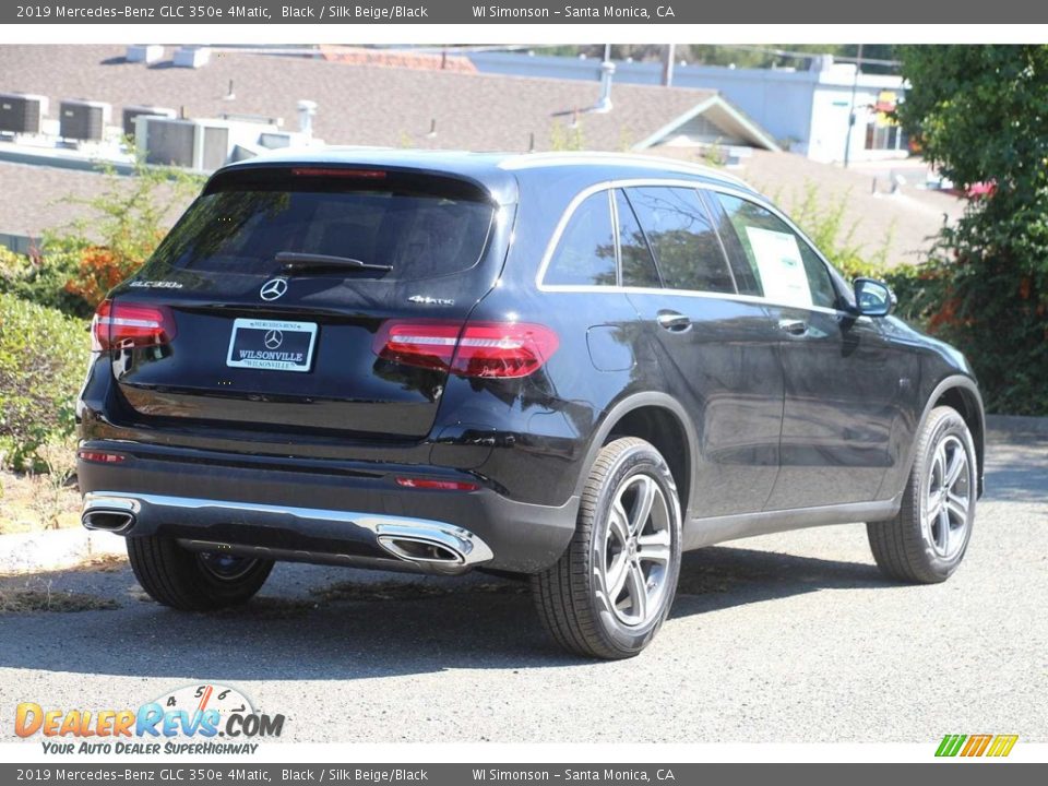 2019 Mercedes-Benz GLC 350e 4Matic Black / Silk Beige/Black Photo #6