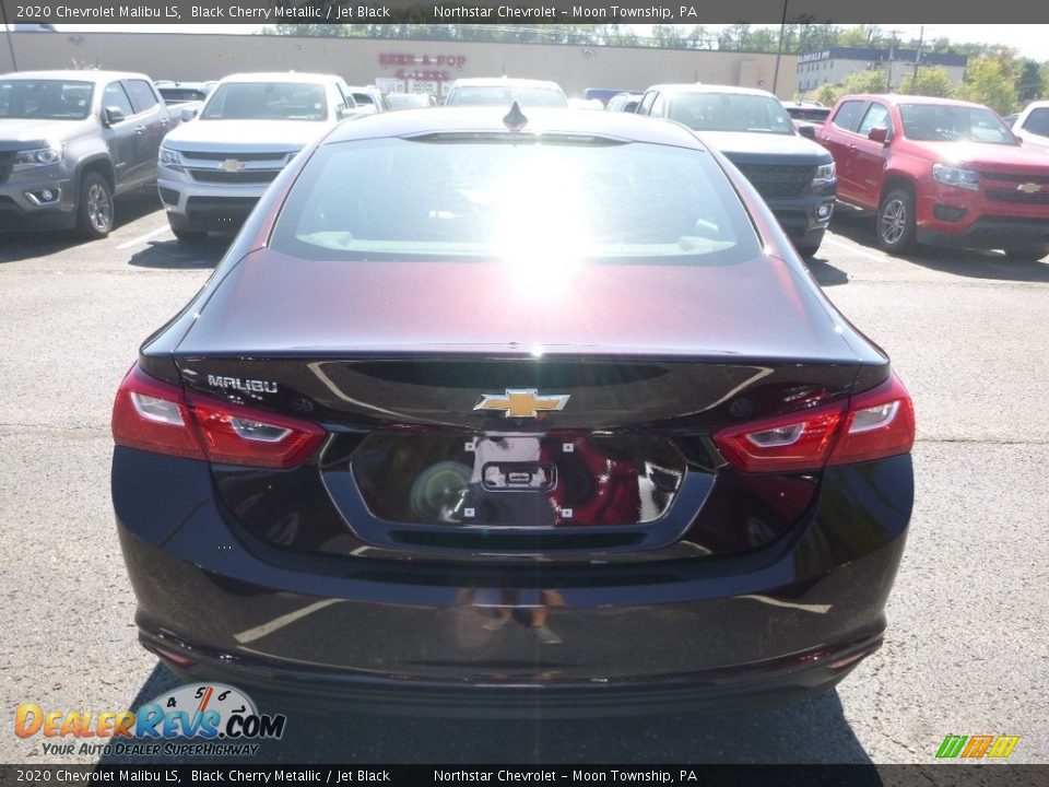 2020 Chevrolet Malibu LS Black Cherry Metallic / Jet Black Photo #4