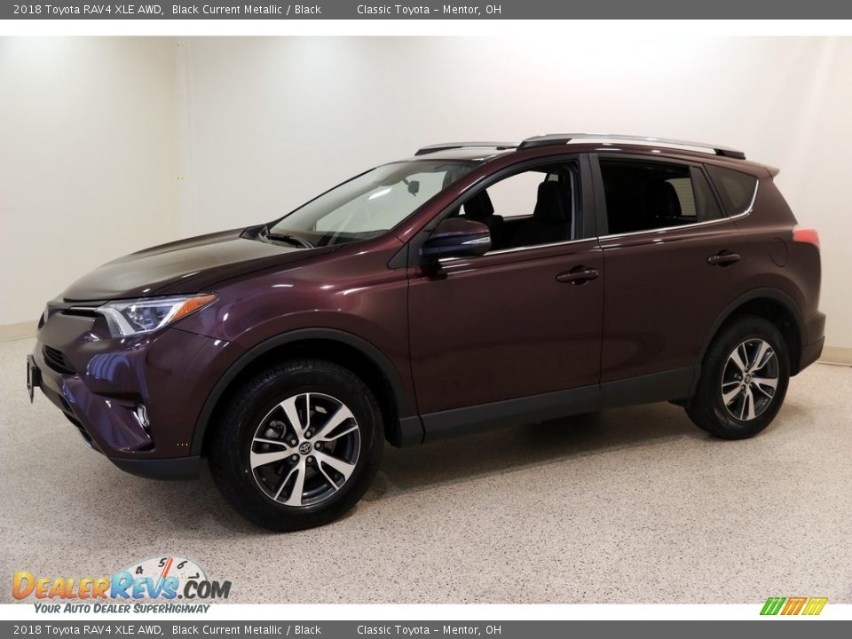 2018 Toyota RAV4 XLE AWD Black Current Metallic / Black Photo #3
