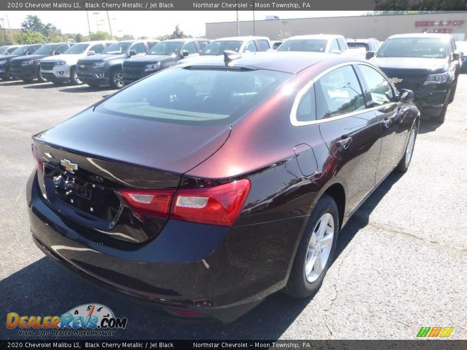 2020 Chevrolet Malibu LS Black Cherry Metallic / Jet Black Photo #5