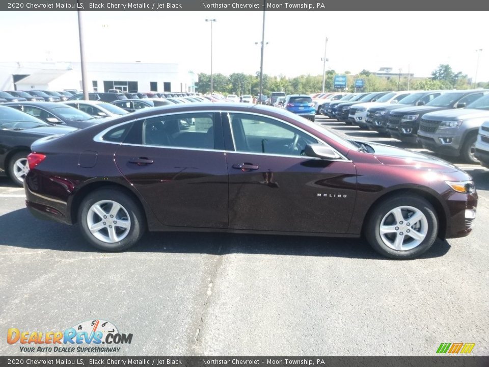 2020 Chevrolet Malibu LS Black Cherry Metallic / Jet Black Photo #6