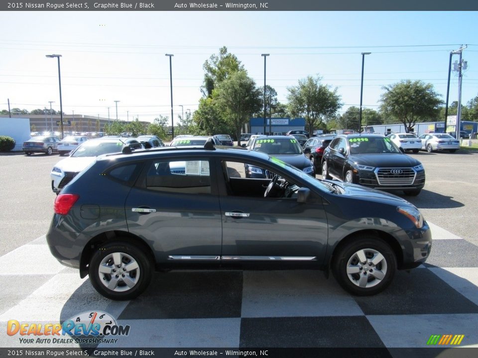 2015 Nissan Rogue Select S Graphite Blue / Black Photo #3