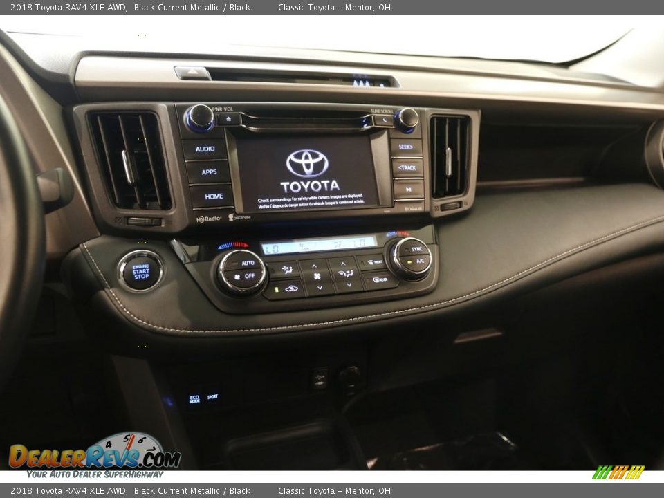 2018 Toyota RAV4 XLE AWD Black Current Metallic / Black Photo #9