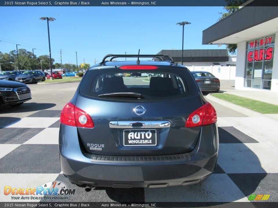 2015 Nissan Rogue Select S Graphite Blue / Black Photo #4