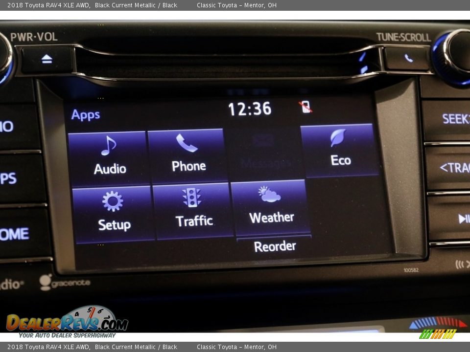 2018 Toyota RAV4 XLE AWD Black Current Metallic / Black Photo #10